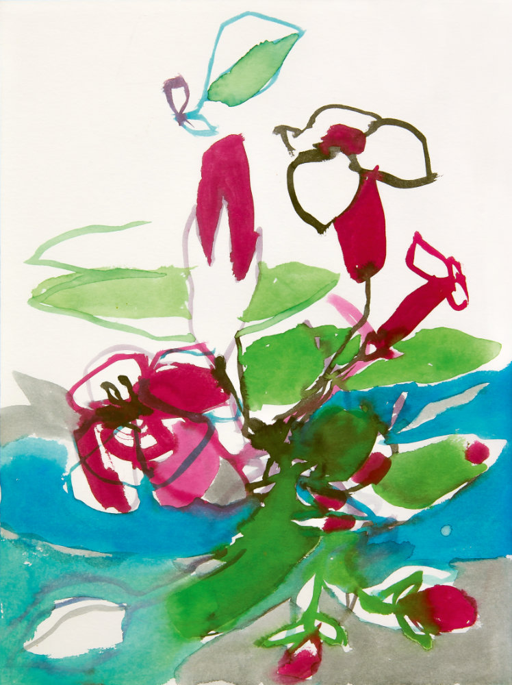 tigerworx flower watercolor